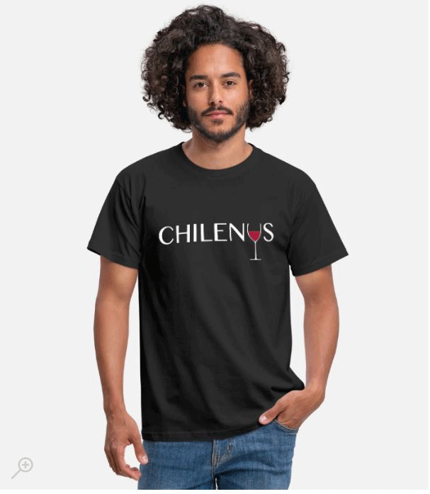 CHILENUS Männer T-Shirt in Schwarz